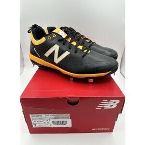 NEW New Balance 4040 mens Black metal baseball cleats shoes US 11.5 EU 45.5